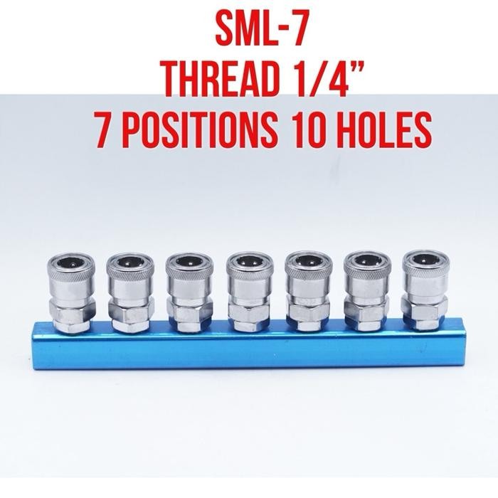 Jual YOLO SML-7 SML - 7 Fitting Konektor 1/4 inch Kompresor Udara ...