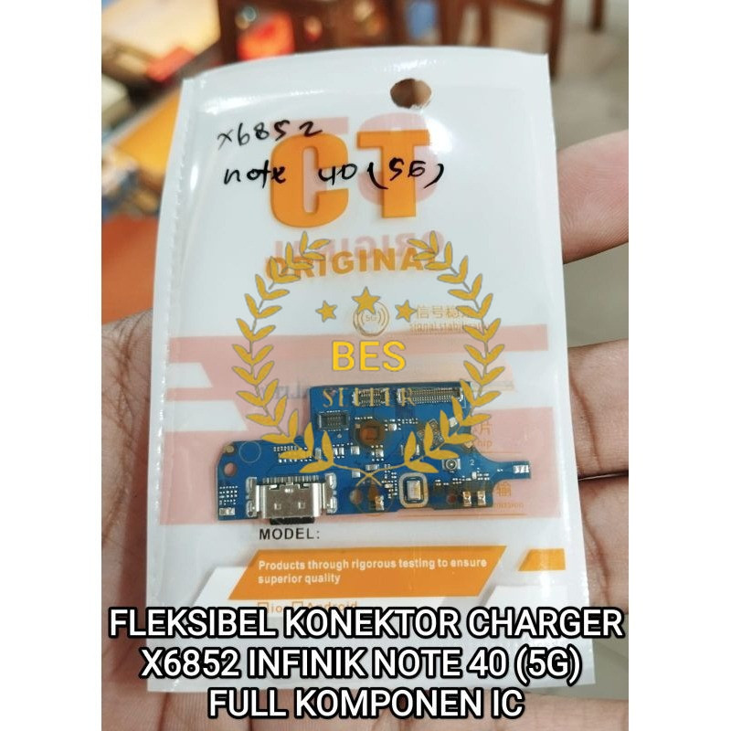 Jual Fleksibel Charger Infinix X6852 Note 40 5G ORIGINAL FULL KOMPONEN ...