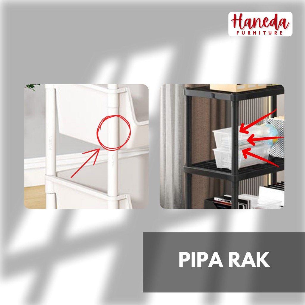 Jual HANEDA Tiang Rak Plastik untuk LeoRak Kami Pipa Rak untuk LeoRak ...