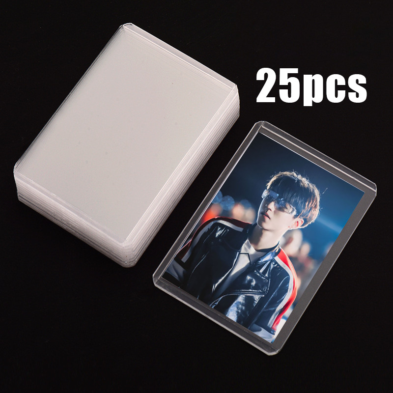 Jual Photocard Toploader / Pelindung Kartu Pokemon 25Pcs/Set Top Loader ...
