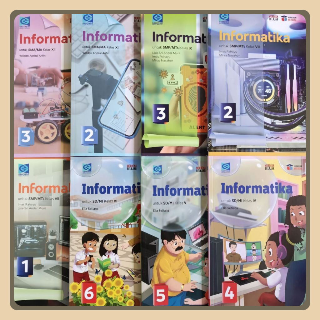 Jual BUKU PAKET INFORMATIKA GRAFINDO KURIKULUM MERDEKA | Shopee Indonesia
