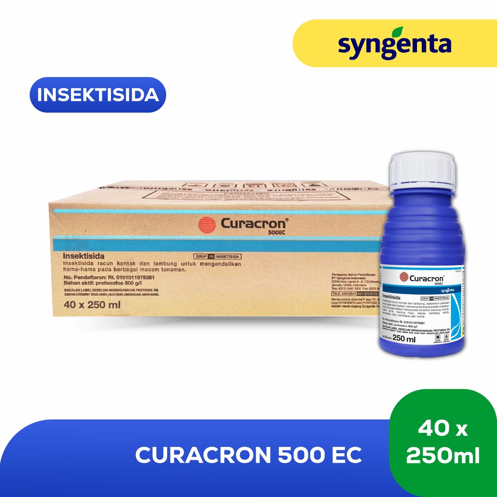 Jual Syngenta - Curacron 500 EC - Insektisida - 250ml [1 Carton ...