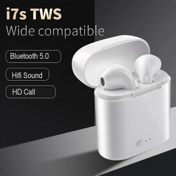 True Wireless Stereo Tws I7S Bluetooth Headset Earphone Suara Paten Flada Official