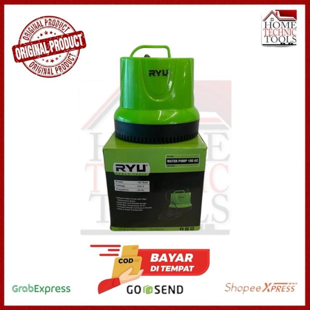 Jual RYU WATER PUMP 100 AC / POMPA AIR CELUP RWP 100 AC | Shopee Indonesia