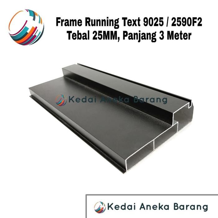 Jual Frame Running Text 9025 2590F2 2590 F2 Casing Aluminium Outdoor 3M ...
