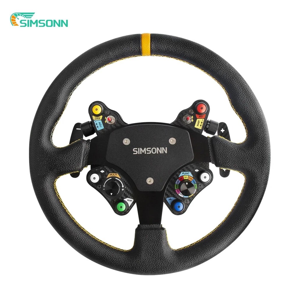 Jual Simracing steering wheel control PC racing wheel led button ...