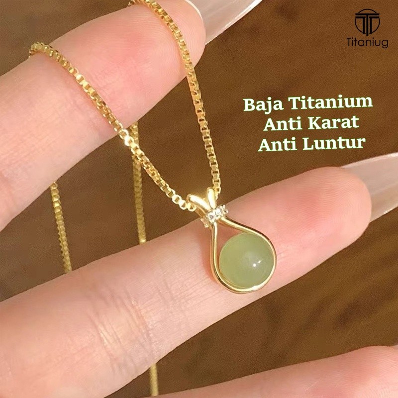 Jual TG Kalung Titanium Anti Karat Dan Luntur Kalung Tas