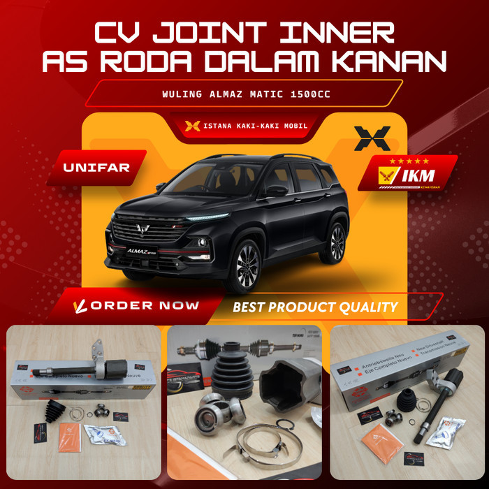Jual CV JOINT Inner / As Roda Dalam Kanan Wuling ALMAZ MATIC 1500CC ...