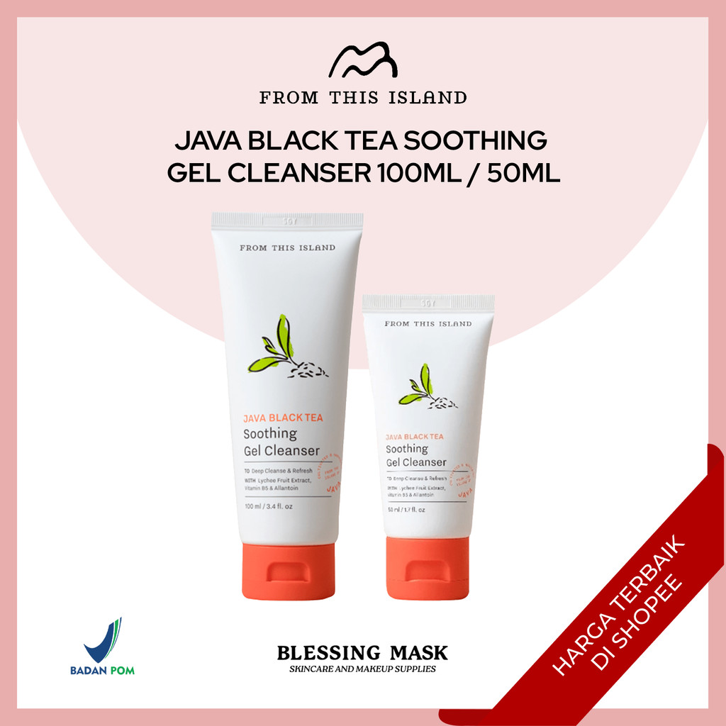 Jual From This Island Java Black Tea Soothing Gel Cleanser | FTI Face ...
