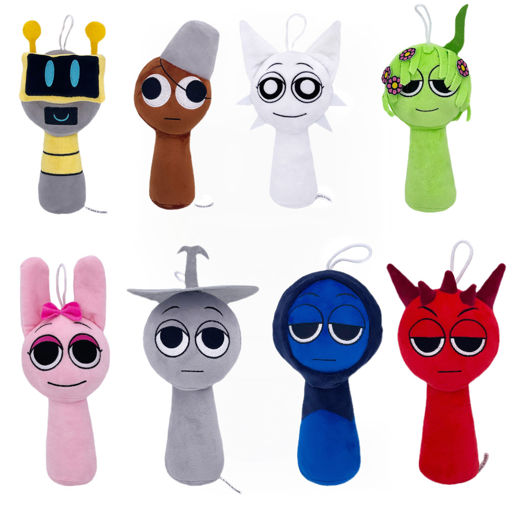 Jual Horror Game Sprunki Plush Toys Oren Raddy Vineria Fun Bot Mr Sun ...
