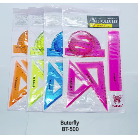 Jual BUTTERFLY SCALE RULER SET BT-500 | Shopee Indonesia