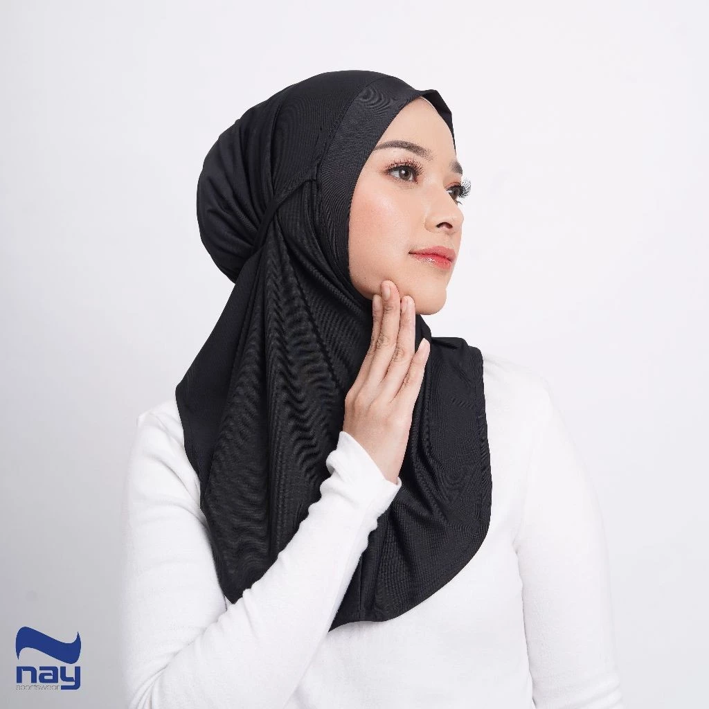 Hijab Olahraga dan Sehari-hari Bergo Tali Antem Ruby Hijab
