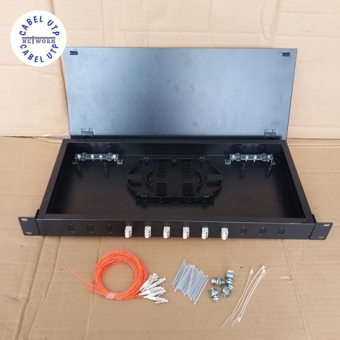 Jual ODF/OTB Rackmount 12 Core LC-LC Multimode OM2 Komplit Pigtail LC ...