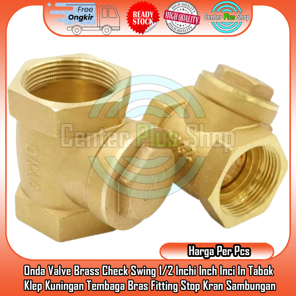 Jual Onda Valve Brass Check Swing 1/2 Inchi Inch Inci In Tabok Klep ...