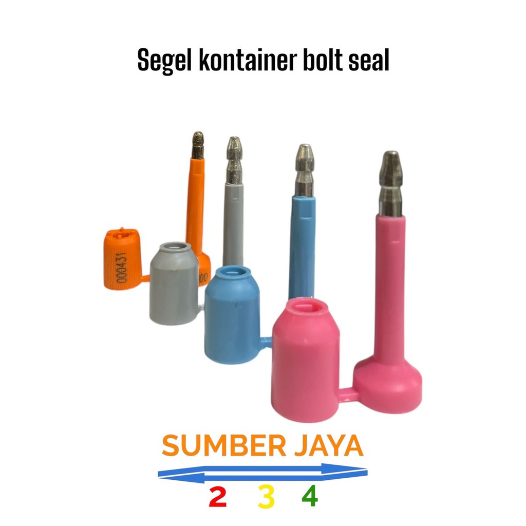 Jual Security Seal Segel Kontainer Bolt Seal Segel Locis + Logo ...
