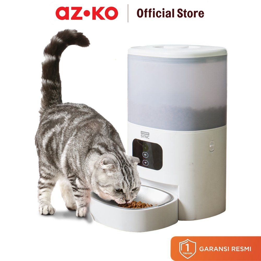 Jual AZKO Krisbow Sync 4 ltr Smart Tempat Makan Hewan - Putih Dispenser ...