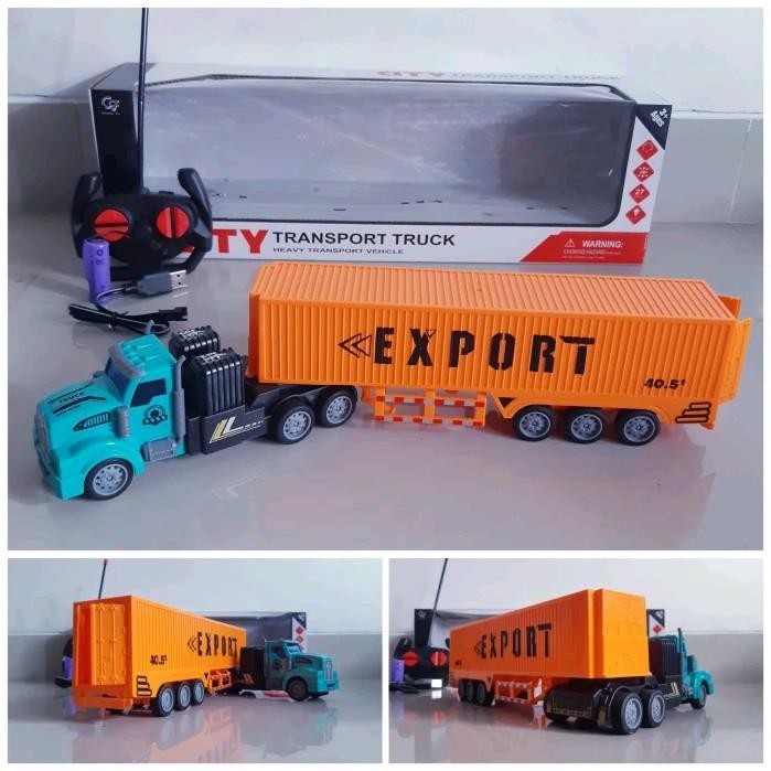 Jual Rc truk kontainer ( mobil truck remote control, trailer radio ...