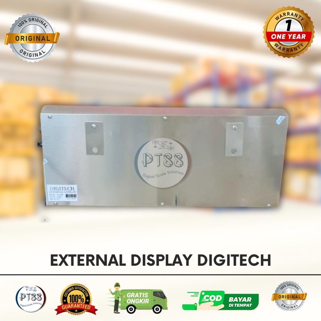 Jual external display external timbangan merk DIGITECH 5 INCH ...