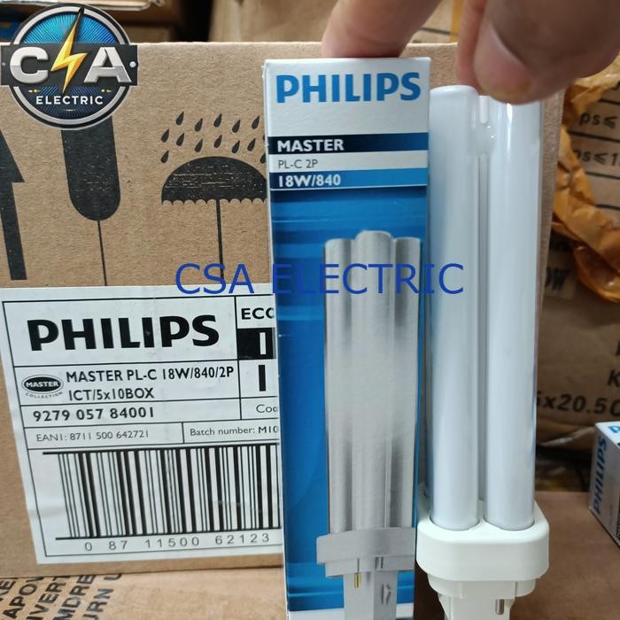 Jual Lampu PLC 18 Watt/840 2 Pin Philips | Shopee Indonesia