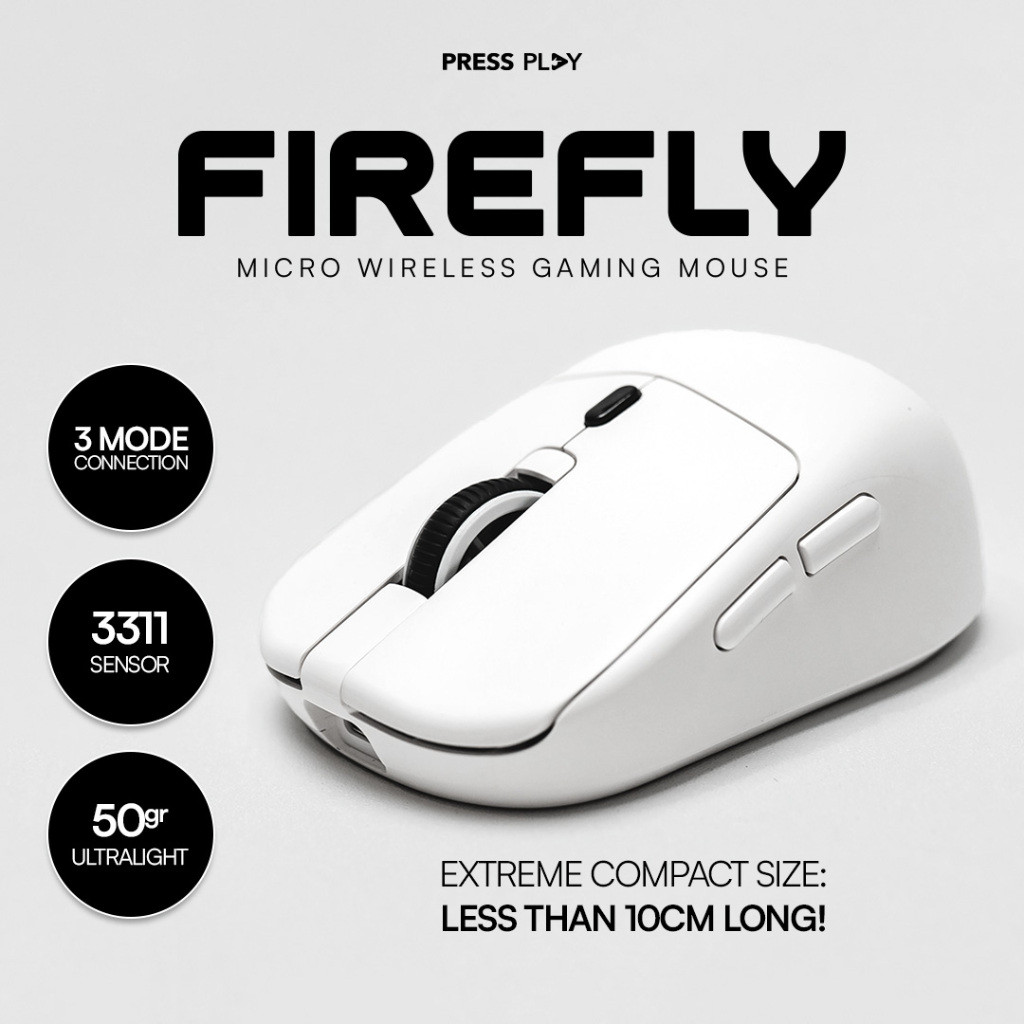 Jual Firefly Micro Wireless Gaming Mouse by Press Play | Shopee Indonesia