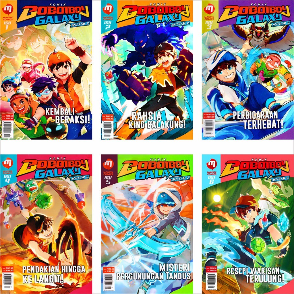Jual Komik Boboiboy Galaxy seri 1-27 musim 2 - buku comic aksi