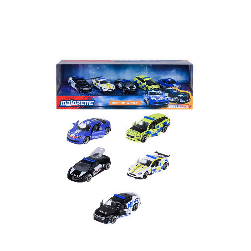 Coffret Majorette Porsche Giftpack - 5 Véhicules Miniatures - Neuf Sous Blister