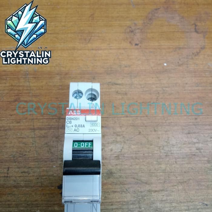 Jual rcbo abb 1phase 6a 0,03a original abb READY DAN ORIGINAL | Shopee ...