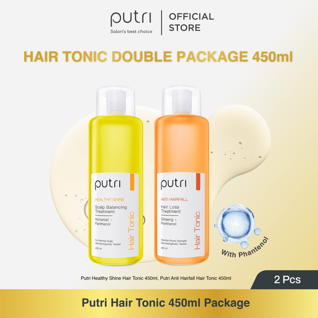 Jual Putri Hair Tonic Double Package 450mL | Hair Tonic Wangi Tahan ...