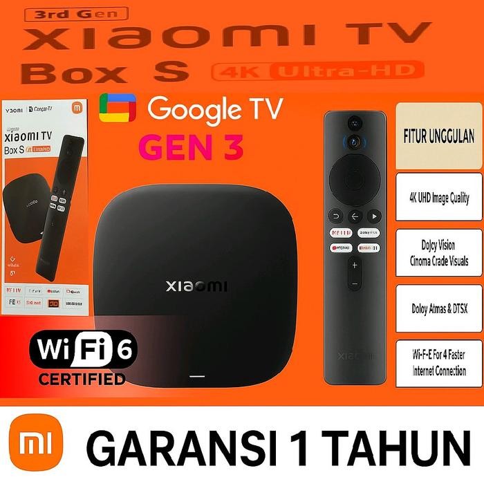 Jual xiomi mi tv box 3rd gen 3 android tv box | Shopee Indonesia