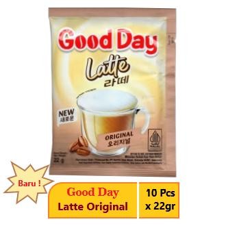 Jual Good Day Latte Original 22gr 10 Pcs | Shopee Indonesia