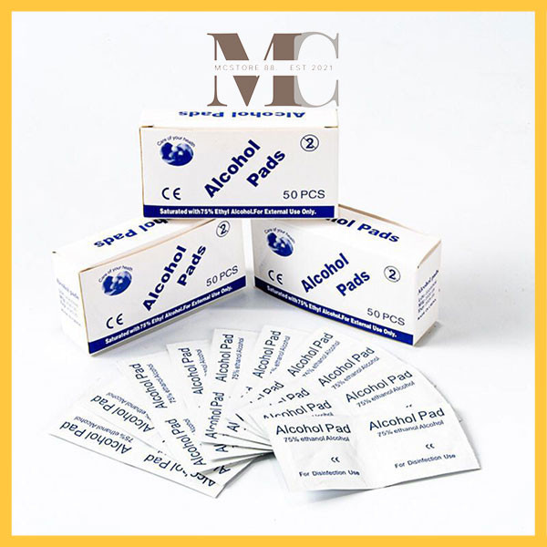 Alkohol Pad Remover Pad Nail Pedicure Kuku Tisu Kapas Pembersih