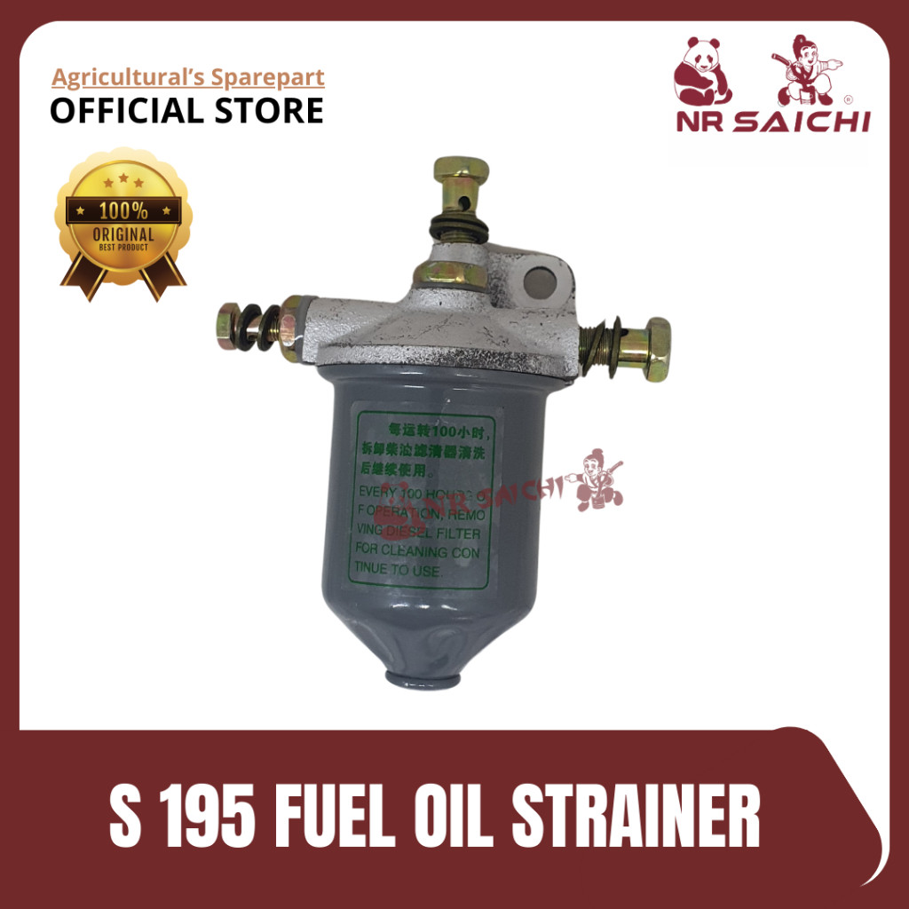 Jual S195 Filter Solar Komplit / FOS ASSY / Fuel Oil Strainer Assy ...