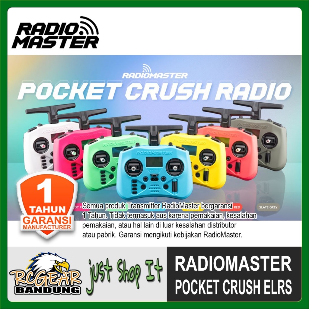 Jual RadioMaster Pocket Crush Hall Sensor Gimbals RC Remote ELRS 2.4G ...