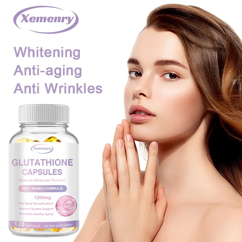 xemenry glutathione Jual Xemenry Glutathione Capsules 1200mg Promote brain health, fight aging,  reduce wrinkles 120pcs Kapsul Glutathione Meningkatkan kesehatan otak,  melawan penuaan, mengurangi kerutan