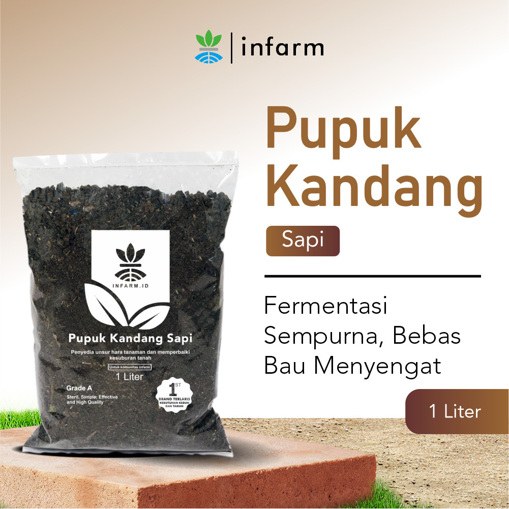 Jual INFARM - Media Tanam Organik Pupuk Kandang Gratis Label Tag ...