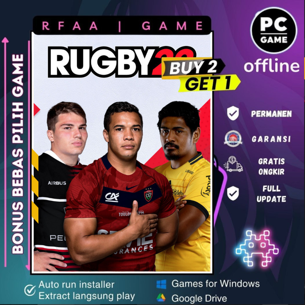 Jual RUGBY 22 | GAME PC - LAPTOP - GAME OFFLINE | Shopee Indonesia
