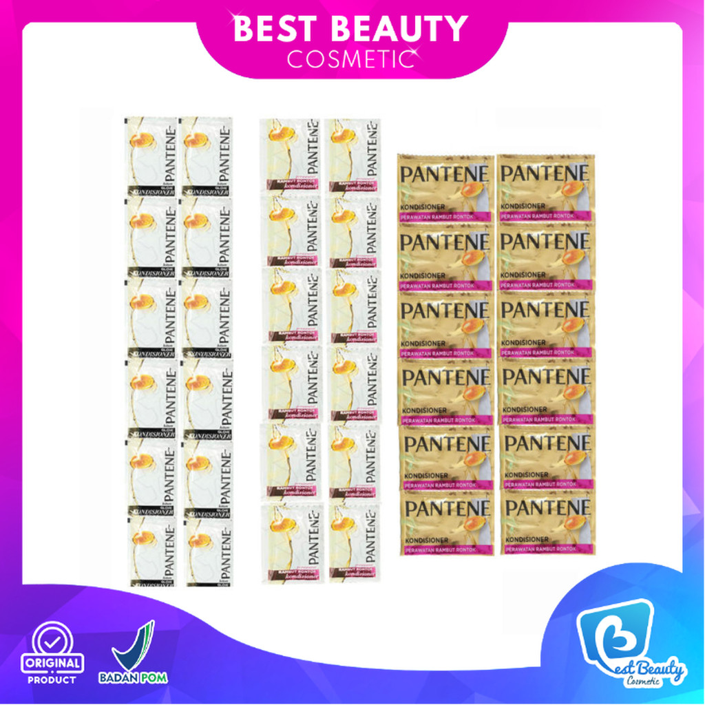 Jual PANTENE Conditioner 5ml 9ml Renceng Rontok Rusak Hitam & Panjang ...
