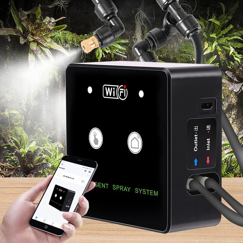 Jual Rainforest Sprayer WiFi Control Automatic Mist Rainforest Timing ...