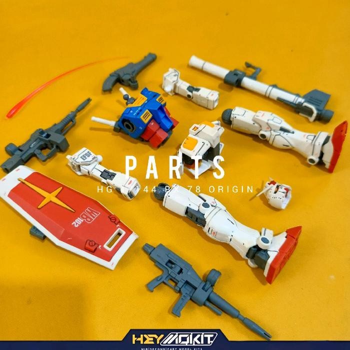 Jual NON BANDAI HG RX 78 ORIGIN GUNDAM PART HAND ARM ARMS SHOULDER ...