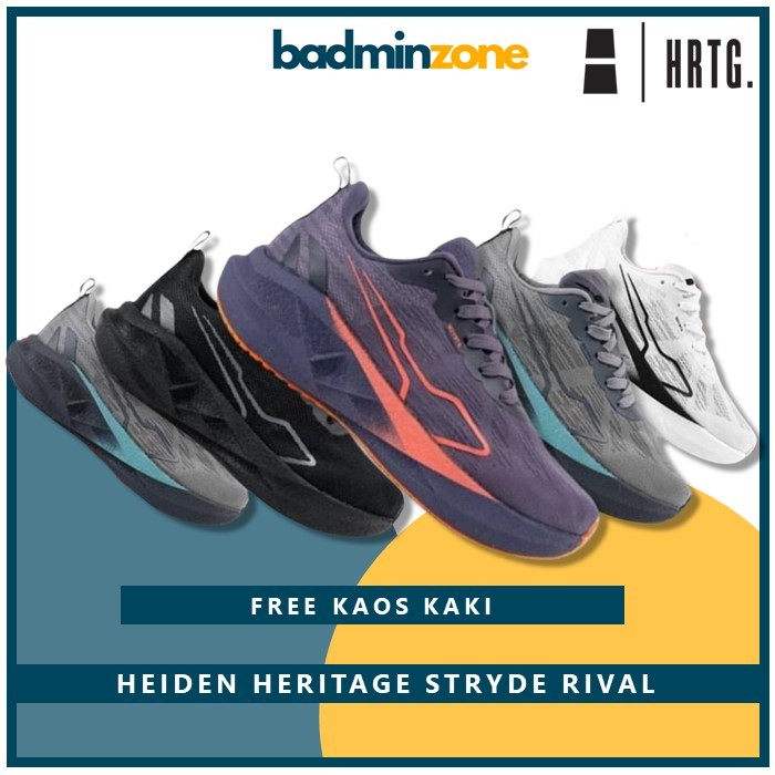 Jual Sepatu Heiden Heritage Stryde Rival Sneakers Olahraga Lari Sport ...