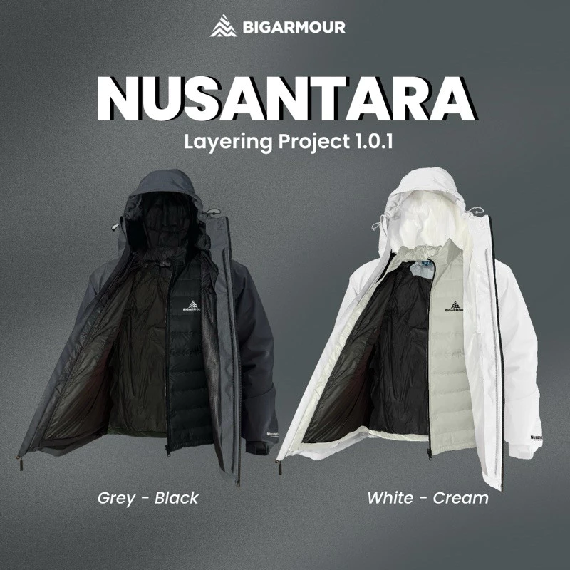 Bigarmour Nusantara - Layering System 2 In 1 Jacket