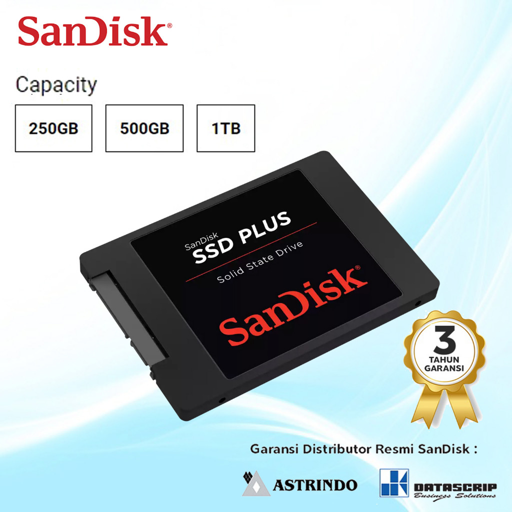 SanDisk SSD PLUS Unidade De Estado Sólido De 2,5 Polegadas 1TB 2TB 500G