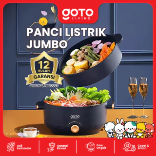 Goto Oscar Panci Listrik Elektrik Fry Pan 3L Goreng Kukus Serbaguna