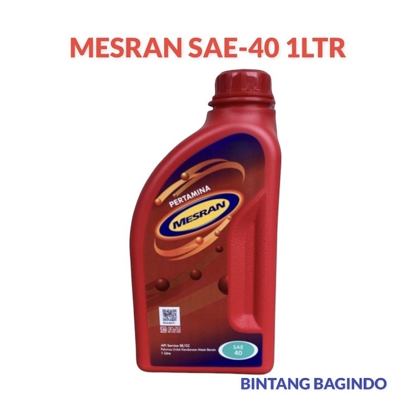 Jual Oli Pertamina Mesran SAE 40 1L 1 literCO | Shopee Indonesia