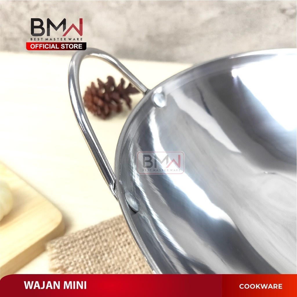 Jual HKS-H333 Kitchen Ware Wajan Penggorengan Kuali Mini Wok Pan Katel ...