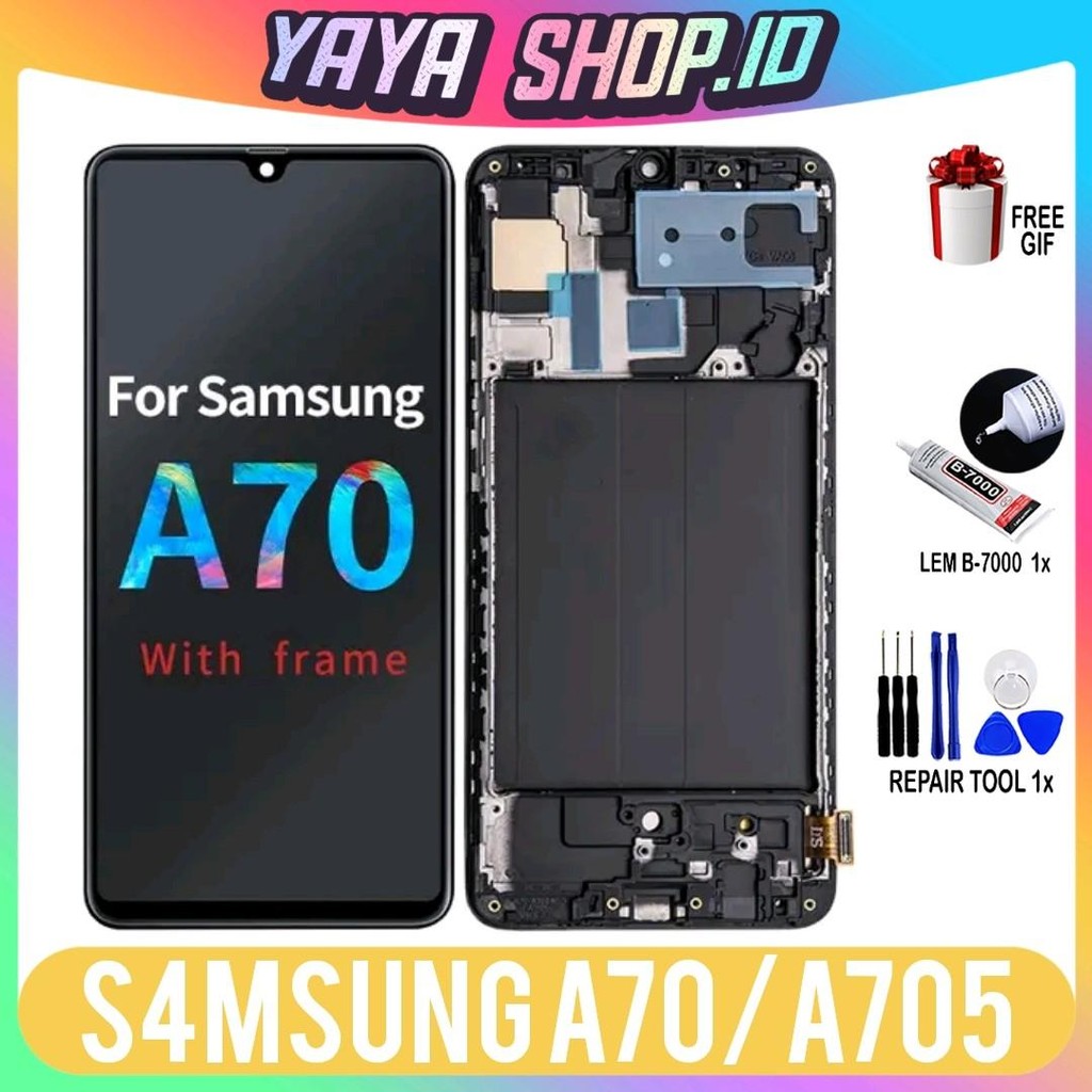 Jual LCD SAMSUNG A70 / A705 FULSET FRAME ORIGINAL | Shopee Indonesia