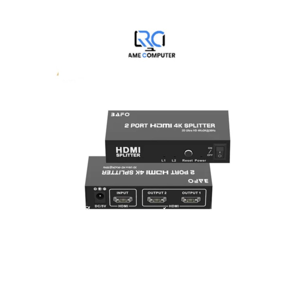 Jual RAME COMPUTER Bafo HDMI Splitter 2 Port / 4 Port / 8 Port Support ...