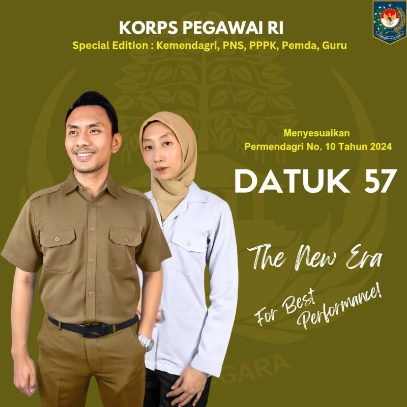 Jual Original Premium by Datuk57 : Seragam Kemeja Atasan PDH Pakaian ...