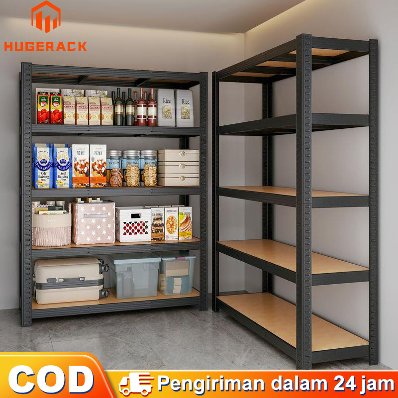 Jual RAK BESI SIKU 5-6 SUSUN - Rak Gudang Heavy Duty 200kg, Modular ...