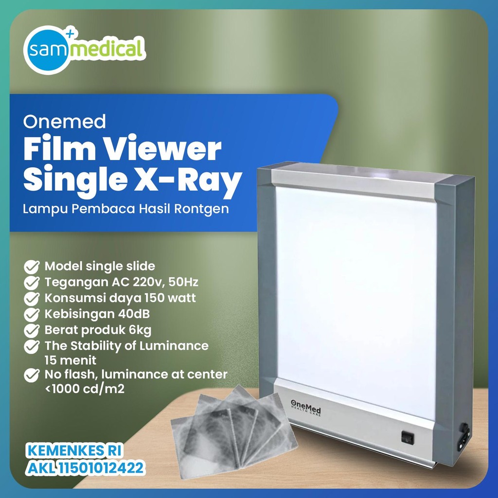 Jual Onemed Illuminator Film Viewer Single X-Ray Viewer / Lampu Baca ...